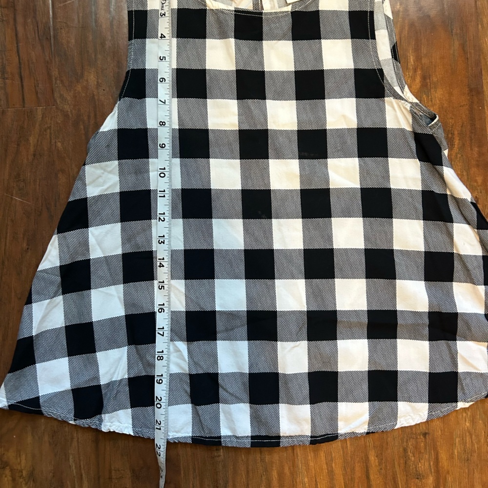 Old Navy Plaid Sleeveless Shirt Size Small - Picture 6 of 7
